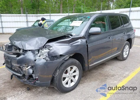 2012 Toyota Highlander Base V6/Se V6 from USA, damaged, VIN 5TDBK3EH0CS122703